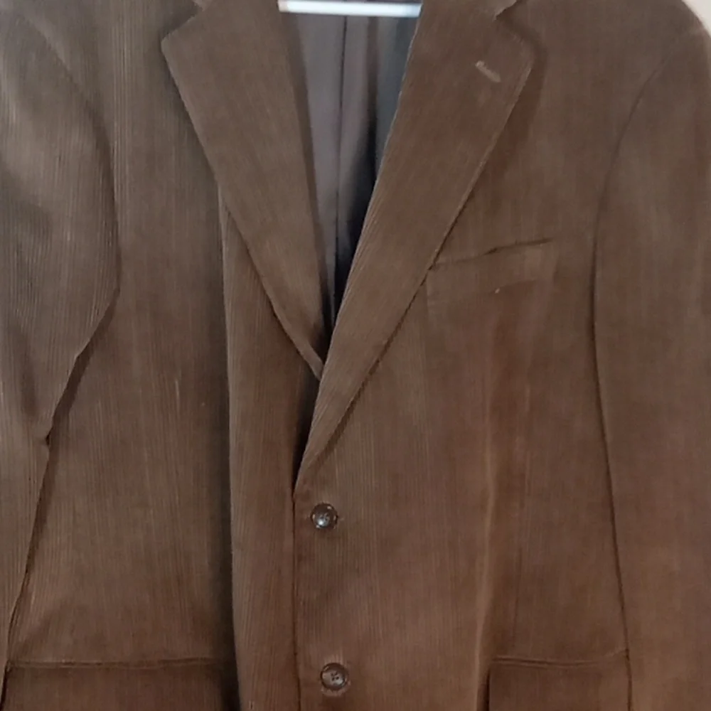 Dockers brown cotton suit jacket 48R